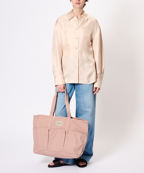 BIOTOP(ビオトープ)の「【L.L.Bean for BIOTOP】 Exclusive GARDEN TOTE BAG(トートバッグ・メンズ・チャコールグレー/ブラック/キナリ/ピンク・FREE)」の19枚目の写真