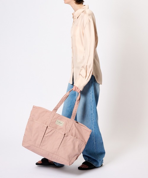 BIOTOP(ビオトープ)の「【L.L.Bean for BIOTOP】 Exclusive GARDEN TOTE BAG(トートバッグ・メンズ・チャコールグレー/ブラック/キナリ/ピンク・FREE)」の20枚目の写真