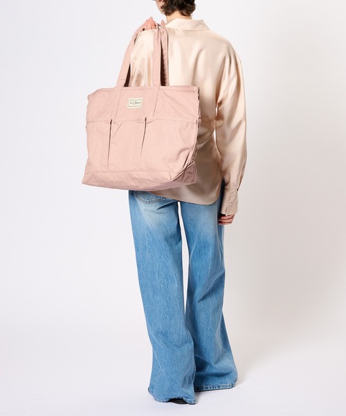 BIOTOP(ビオトープ)の「【L.L.Bean for BIOTOP】 Exclusive GARDEN TOTE BAG(トートバッグ・メンズ・チャコールグレー/ブラック/キナリ/ピンク・FREE)」の22枚目の写真