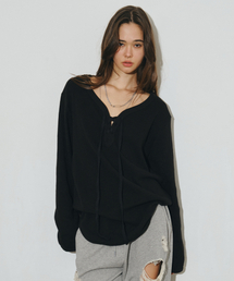 waffle t (black)