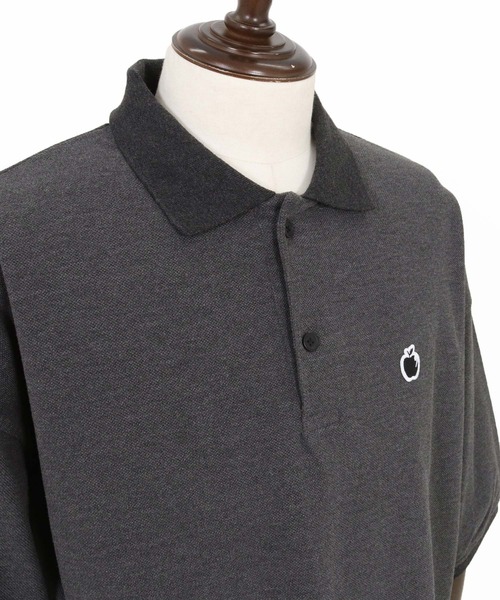 ADAM PATEK（アダムパテック）の「mhs2579-BITE APPLE patch polo shirt ポロシャツ(AP2614028)（ポロシャツ・メンズ・ブラック/ホワイト/グレー・2/1）」の10枚目の写真
