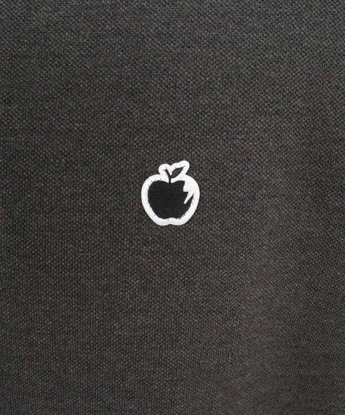 ADAM PATEK（アダムパテック）の「mhs2579-BITE APPLE patch polo shirt ポロシャツ(AP2614028)（ポロシャツ・メンズ・ブラック/ホワイト/グレー・2/1）」の15枚目の写真