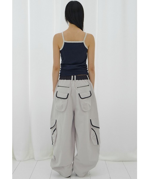 FANCY CLUB(ファンシークラブ)の「A'GEM/9 × .kom 『FANCY CLUB/ファンシークラブ』 AIRY SLEEVELESS/エアリータンクトップ(タンクトップ・レディース・グレー/パープル/ネイビー・FREE)」の7枚目の写真