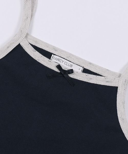 FANCY CLUB(ファンシークラブ)の「A'GEM/9 × .kom 『FANCY CLUB/ファンシークラブ』 AIRY SLEEVELESS/エアリータンクトップ(タンクトップ・レディース・グレー/パープル/ネイビー・FREE)」の21枚目の写真
