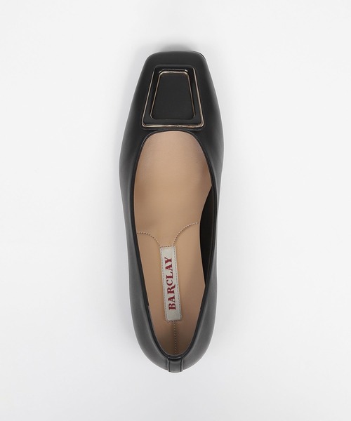 BARCLAY（バークレー）の「BARCLAY（バークレー）スクエアローヒールパンプス（パンプス・レディース・ブラック/ライトベージュ・22cm/22.5cm/23cm/23.5cm/24cm/24.5cm）」の5枚目の写真