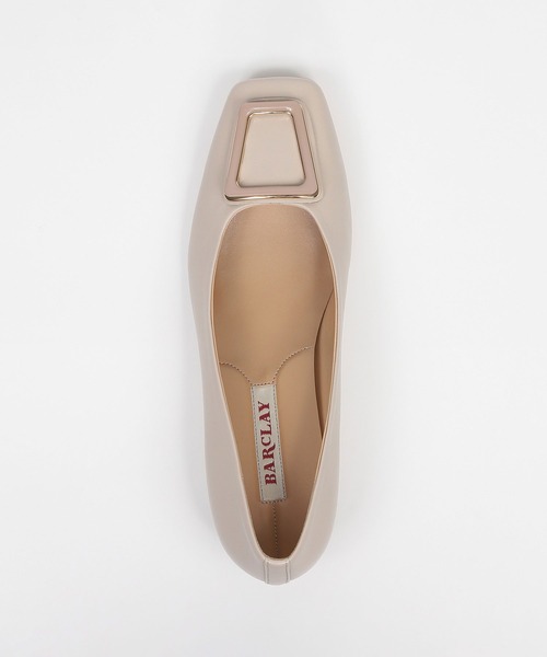 BARCLAY（バークレー）の「BARCLAY（バークレー）スクエアローヒールパンプス（パンプス・レディース・ブラック/ライトベージュ・22cm/22.5cm/23cm/23.5cm/24cm/24.5cm）」の10枚目の写真