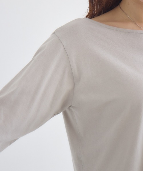 KATHARINE ROSS(キャサリンロス)の「【KATHARINE ROSS】布帛へムレイヤードプルオーバー(Tシャツ/カットソー・レディース・ホワイト/ライトグレー・FREE)」の17枚目の写真