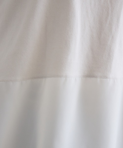 KATHARINE ROSS(キャサリンロス)の「【KATHARINE ROSS】布帛へムレイヤードプルオーバー(Tシャツ/カットソー・レディース・ホワイト/ライトグレー・FREE)」の18枚目の写真