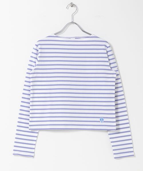 ORCIVAL(オーシバル)の「ORCIVAL BOAT NECK LONG-SLEEVE PULLOVER(Tシャツ/カットソー・レディース・ピンク系その他/ブルー系その他/グリーン系その他/ホワイト系その他・1)」の3枚目の写真