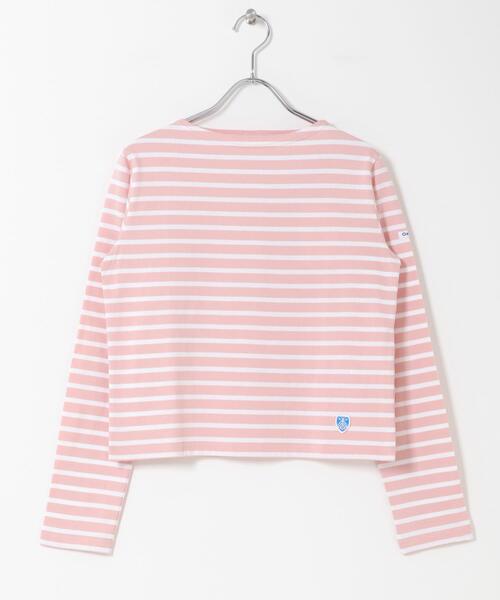 ORCIVAL(オーシバル)の「ORCIVAL BOAT NECK LONG-SLEEVE PULLOVER(Tシャツ/カットソー・レディース・ピンク系その他/ブルー系その他/グリーン系その他/ホワイト系その他・1)」の4枚目の写真