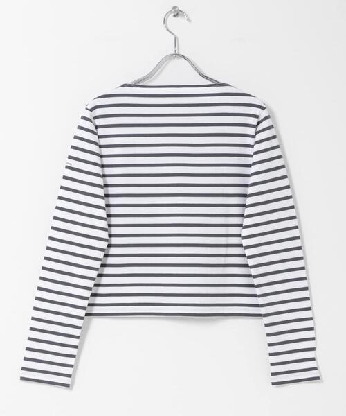 ORCIVAL(オーシバル)の「ORCIVAL BOAT NECK LONG-SLEEVE PULLOVER(Tシャツ/カットソー・レディース・ピンク系その他/ブルー系その他/グリーン系その他/ホワイト系その他・1)」の7枚目の写真