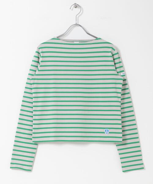 ORCIVAL(オーシバル)の「ORCIVAL BOAT NECK LONG-SLEEVE PULLOVER(Tシャツ/カットソー・レディース・ピンク系その他/ブルー系その他/グリーン系その他/ホワイト系その他・1)」の15枚目の写真