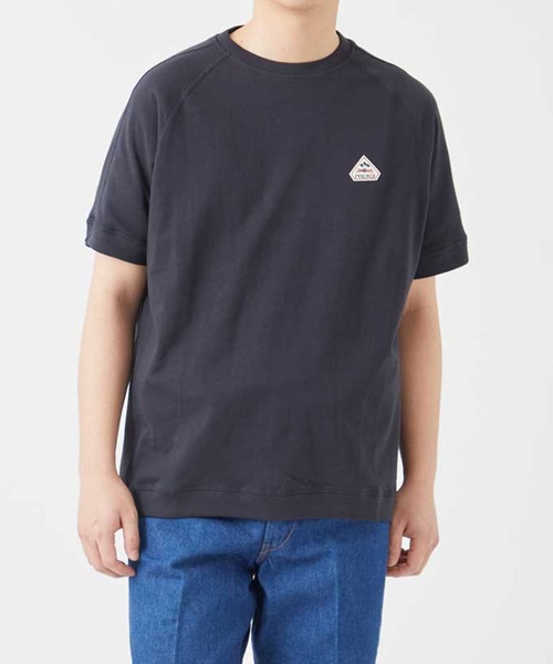 Pyrenex(ピレネックス)の「【PYRENEX】PEAK ロゴワッペンS/SラグランスリーブTシャツ 半袖(Tシャツ/カットソー・メンズ・ネイビー/ブラック/ホワイト・L/XL/M)」の3枚目の写真