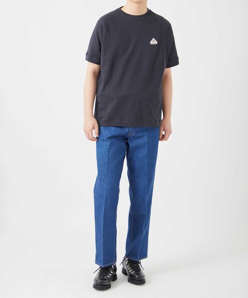 Pyrenex(ピレネックス)の「【PYRENEX】PEAK ロゴワッペンS/SラグランスリーブTシャツ 半袖(Tシャツ/カットソー・メンズ・ネイビー/ブラック/ホワイト・L/XL/M)」の7枚目の写真