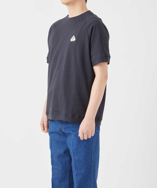 Pyrenex(ピレネックス)の「【PYRENEX】PEAK ロゴワッペンS/SラグランスリーブTシャツ 半袖(Tシャツ/カットソー・メンズ・ネイビー/ブラック/ホワイト・L/XL/M)」の5枚目の写真