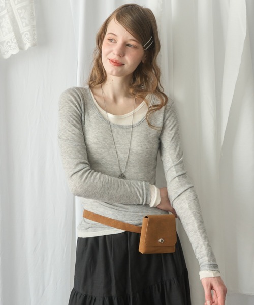 Birthday room(バースデイルーム)の「ウエストポーチベルト/waist pouch belt(ベルト・レディース・ブラウン/ブラック・FREE)」の19枚目の写真