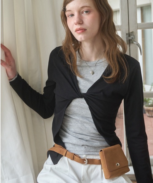 Birthday room(バースデイルーム)の「ウエストポーチベルト/waist pouch belt(ベルト・レディース・ブラウン/ブラック・FREE)」の15枚目の写真