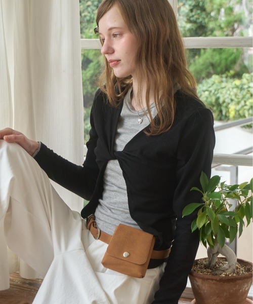 Birthday room(バースデイルーム)の「ウエストポーチベルト/waist pouch belt(ベルト・レディース・ブラウン/ブラック・FREE)」の16枚目の写真
