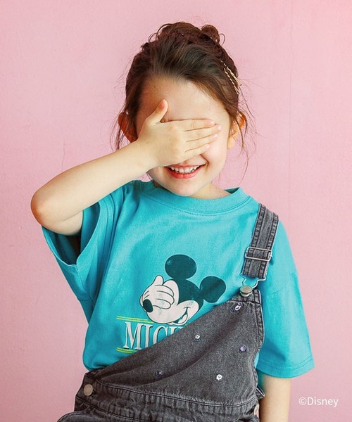 GLOBAL WORK(グローバルワーク)の「DisneyヘビロッTEE半袖/T/652760(Tシャツ/カットソー・キッズ・イエロー系その他/オフホワイト/ベージュ系その他3/ブルー/ダークグレー・100cm/120cm/110cm)」の4枚目の写真