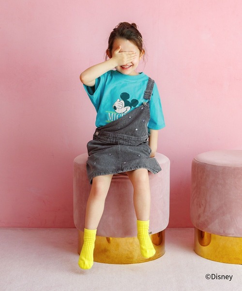 GLOBAL WORK(グローバルワーク)の「DisneyヘビロッTEE半袖/T/652760(Tシャツ/カットソー・キッズ・イエロー系その他/オフホワイト/ベージュ系その他3/ブルー/ダークグレー・100cm/120cm/110cm)」の6枚目の写真
