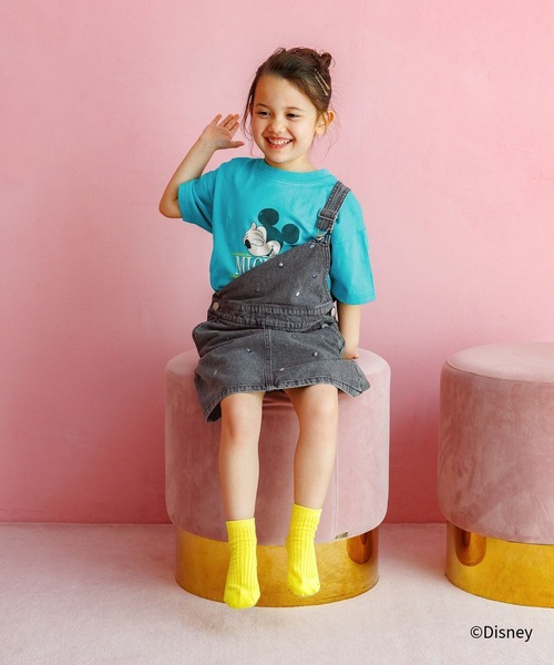 GLOBAL WORK(グローバルワーク)の「DisneyヘビロッTEE半袖/T/652760(Tシャツ/カットソー・キッズ・イエロー系その他/オフホワイト/ベージュ系その他3/ブルー/ダークグレー・100cm/120cm/110cm)」の8枚目の写真