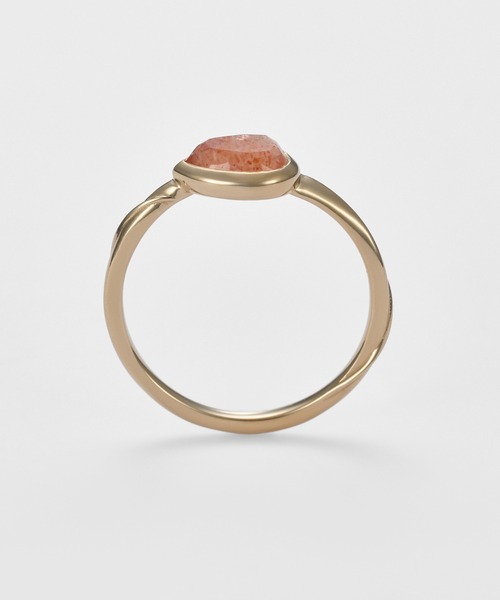 agete（アガット）の「ゴールドサンストーンリング（リング・レディース・オレンジ系その他・#9/#13/#15/#11）」の5枚目の写真