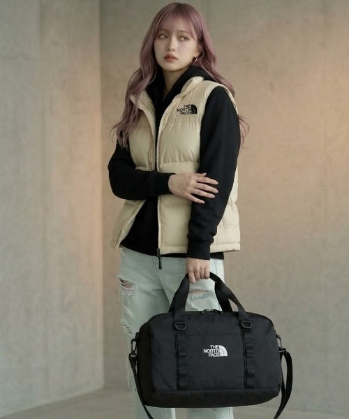 VIBGYOR（ヴィブジョー）の「【IZU】 THE NORTH FACE / ザ・ノースフェイス Utility Duffel Bag / ユーティリティ 2WAY ダッフルバッグ 28L（ショルダーバッグ・メンズ・ブラック・FREE）」の5枚目の写真
