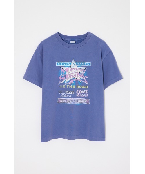 MOUSSY（マウジー）の「MOUSSY VOL26 TOUR Tシャツ（Tシャツ/カットソー・レディース・ライトブラック/バーガンディー/ホワイト/ブルー・1/2）」の12枚目の写真