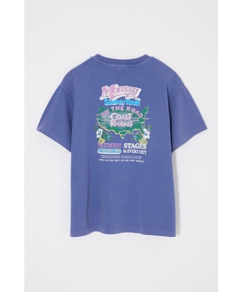 MOUSSY（マウジー）の「MOUSSY VOL26 TOUR Tシャツ（Tシャツ/カットソー・レディース・ライトブラック/バーガンディー/ホワイト/ブルー・1/2）」の13枚目の写真