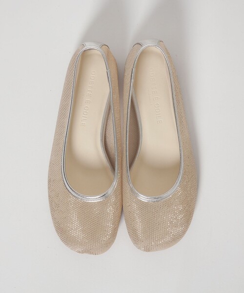 ODETTE E ODILE(オデットエオディール)の「オブリークプレーンチュール フラット10↑(バレエシューズ・レディース・シルバー/レッド/ブラック・22cm/22.5cm/23cm/23.5cm/24cm/24.5cm/25cm)」の17枚目の写真