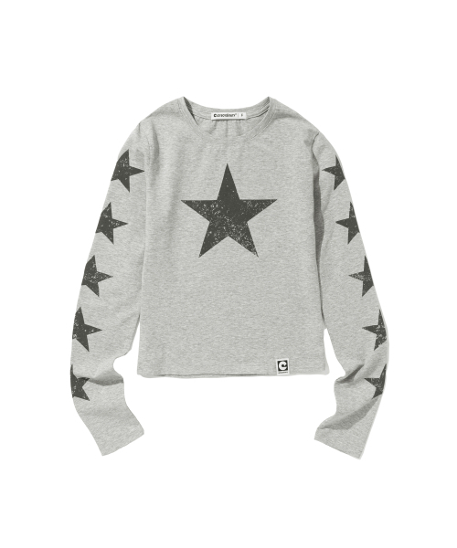 EXTRAORDINARY(エクストラオーディナリー)の「W STARLIGHT LS TEE L/GREY(Tシャツ/カットソー・レディース・その他・F)」の1枚目の写真