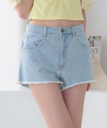 LAETITIA/レリッタ 水着 ボトムス ショートパンツ 水陸両用 デニム ハイウエスト 467101 UT