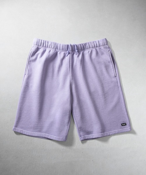 HUF(ハフ)の「huf eightynine WASHED FLEECE SHORT(スウェットパンツ・メンズ・ブラック/グリーン/ブラウン/アッシュグレー/ライトパープル・M/XL/L/S)」の5枚目の写真