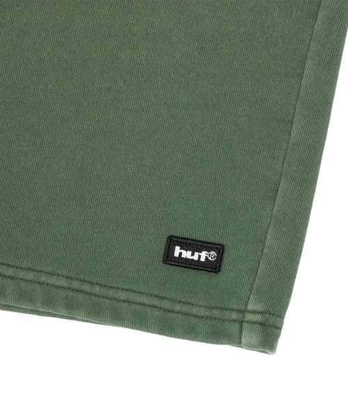 HUF(ハフ)の「huf eightynine WASHED FLEECE SHORT(スウェットパンツ・メンズ・ブラック/グリーン/ブラウン/アッシュグレー/ライトパープル・M/XL/L/S)」の17枚目の写真