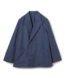 コットンシルクグログラン ダブルブレステッド8Bジャケット