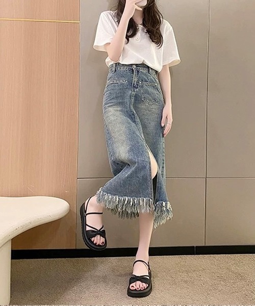 shopnikoniko(ショップニコニコ)の「リボンモチーフ 2way ボリュームソールサンダル(サンダル・レディース・ブラック/ホワイト・39/38/37/36)」の6枚目の写真
