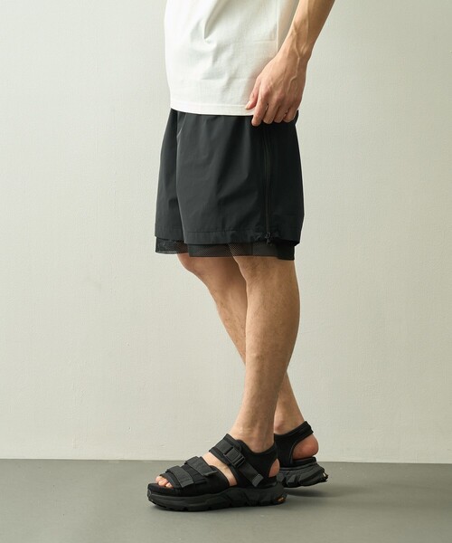 is-ness(イズネス)の「【is-ness/イズネス】Technical Ventilation Shorts(その他パンツ・メンズ・ミント/カーキブラウン/ブラック・M/L)」の4枚目の写真