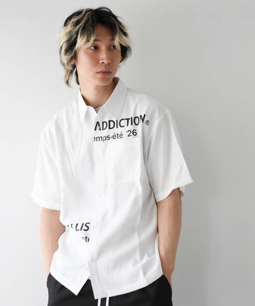 GALLIS ADDICTION(ガリスアディクション)の「GA Graphic Layout S/S Shirt(シャツ/ブラウス・メンズ・ブラック/ホワイト/その他1・FREE)」の6枚目の写真