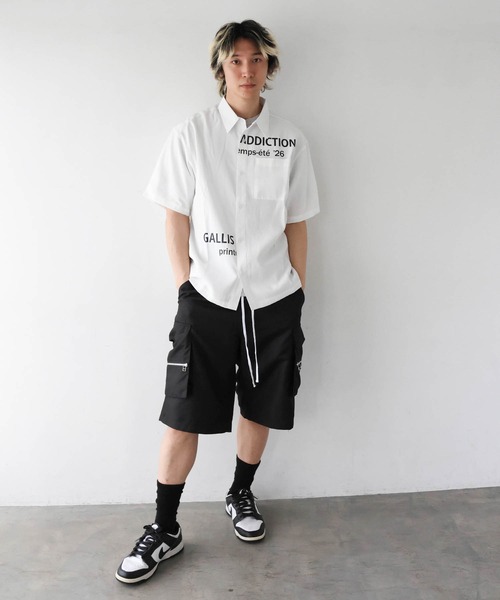 GALLIS ADDICTION(ガリスアディクション)の「GA Graphic Layout S/S Shirt(シャツ/ブラウス・メンズ・ブラック/ホワイト/その他1・FREE)」の12枚目の写真