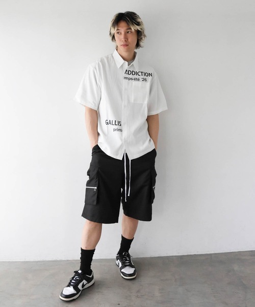 GALLIS ADDICTION(ガリスアディクション)の「GA Graphic Layout S/S Shirt(シャツ/ブラウス・メンズ・ブラック/ホワイト/その他1・FREE)」の13枚目の写真