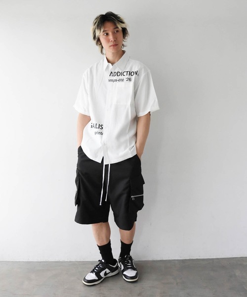 GALLIS ADDICTION(ガリスアディクション)の「GA Graphic Layout S/S Shirt(シャツ/ブラウス・メンズ・ブラック/ホワイト/その他1・FREE)」の14枚目の写真
