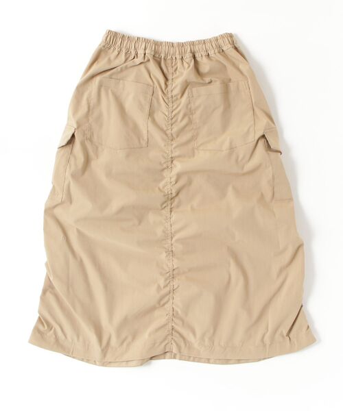 NANGA(ナンガ)の「HINOC RIPSTOP SKIRT W/ヒノックリップストップ スカート(ウィメンズ)(スカート・レディース・ベージュ・M/S)」の2枚目の写真