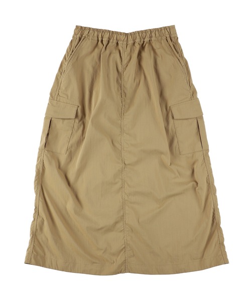 NANGA(ナンガ)の「HINOC RIPSTOP SKIRT W/ヒノックリップストップ スカート(ウィメンズ)(スカート・レディース・ベージュ・M/S)」の1枚目の写真