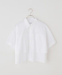 レイヤードライクハーフスリーブシャツ