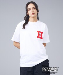 PEANUTS | 【Hanes/ヘインズ】PEANUTS×BEEFY-T　T-SHIRT/クルーネック半袖Tシャツ / BEEFY-T ヘインズ / ユニセックス / スヌーピー(Tシャツ/カットソー)