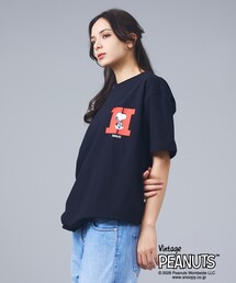 【Hanes/ヘインズ】BEEFY-T×PEANUTS　T-SHIRT/クルーネック半袖Tシャツ / BEEFY-T ヘインズ / ユニセックス / スヌーピー