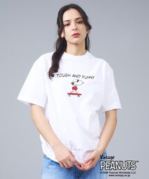 【Hanes/ヘインズ】BEEFY-T×PEANUTS T-SHIRT/クルーネック半袖Tシャツ / BEEFY-T ヘインズ / ユニセックス / スヌーピー