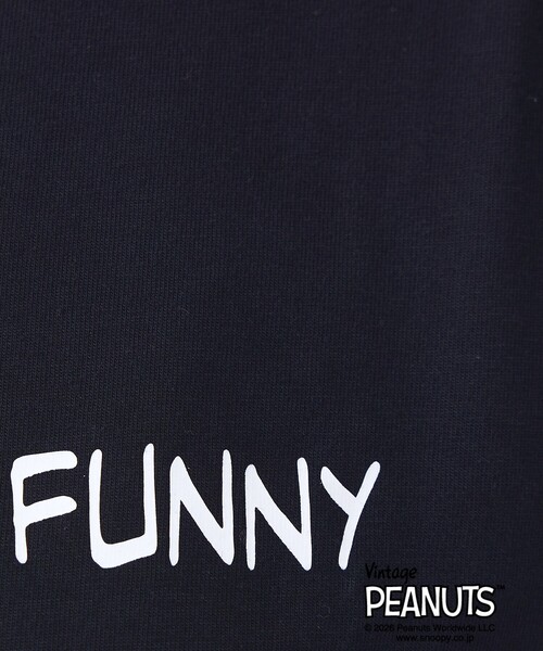 PEANUTS（ピーナッツ）の「【Hanes/ヘインズ】PEANUTS×BEEFY-T　T-SHIRT/クルーネック半袖Tシャツ / BEEFY-T ヘインズ / ユニセックス / スヌーピー（Tシャツ/カットソー・メンズ・ブルー系その他2/グレー系その他/グレー/オフホワイト/ブラック/ブラック系その他/ネイビー/ホワイト系その他・L/M/XL）」の12枚目の写真