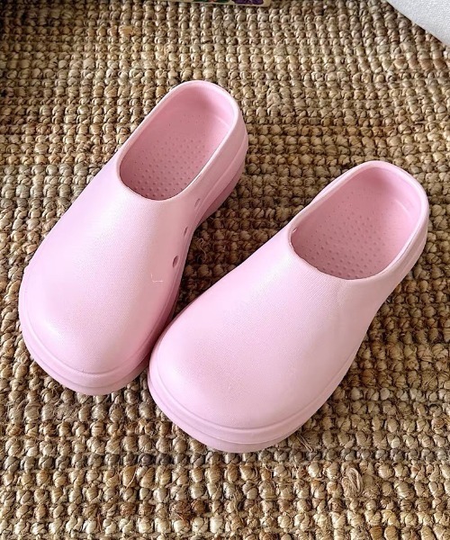 Vipoa(ヴィポア)の「Color volume clog shoes(スリッポン・レディース・ピンク/ライトブルー/アイボリー/イエロー/ブラック・LARGE/MEDIUM/SMALL)」の20枚目の写真