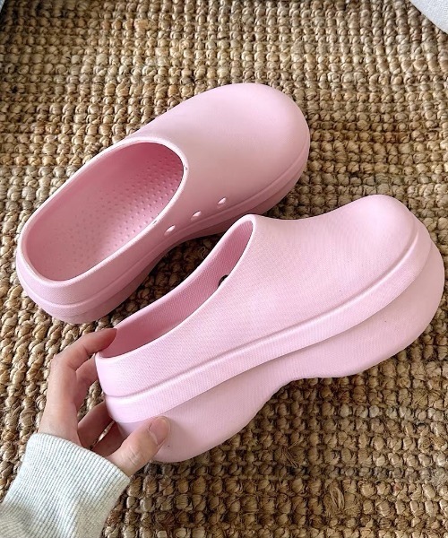 Vipoa(ヴィポア)の「Color volume clog shoes(スリッポン・レディース・ピンク/ライトブルー/アイボリー/イエロー/ブラック・LARGE/MEDIUM/SMALL)」の21枚目の写真